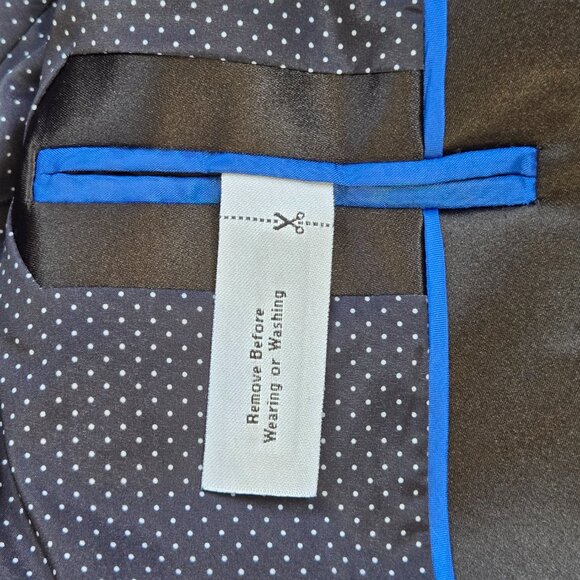 NWT J. Crew Regent Blazer 100% Wool Blackwatch Plaid with Satin Lapels size 0 - Picture 9 of 12